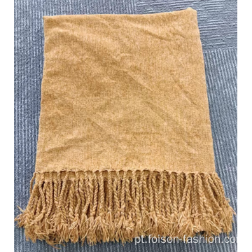 Hot Sale Tassel Big Winter Knit Throw Blanket